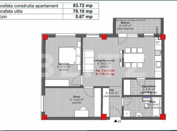 Apartament de vânzare 3 camere Floreşti - 80048AV | BLITZ Cluj-Napoca | Poza2