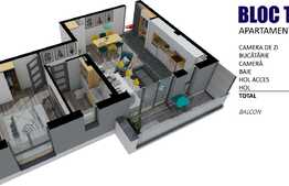 Oportunitate! Apartament 2 camere, 55 mp, zona exclusivista, optional parcare!