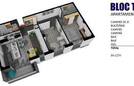 Apartament 3 camere, 76 mp, zona exclusivista!