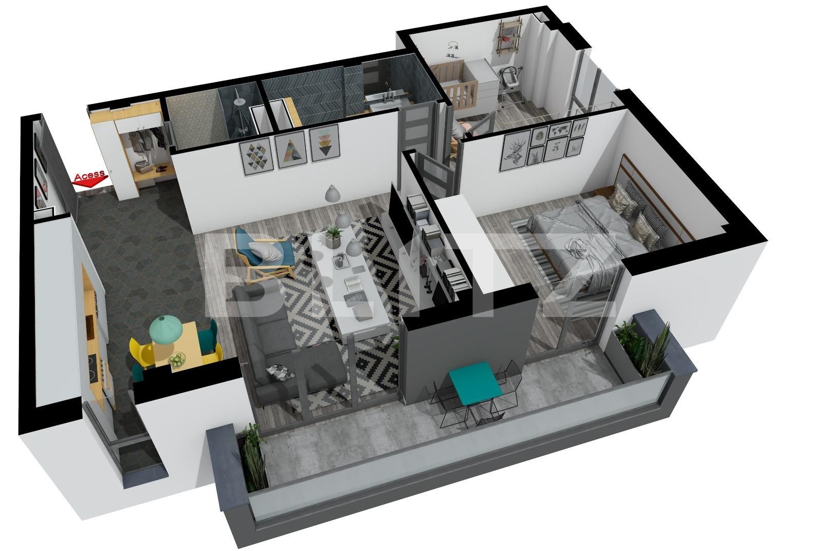 Apartament de vânzare 3 camere Floreşti - 80171AV | BLITZ Cluj-Napoca | Poza2