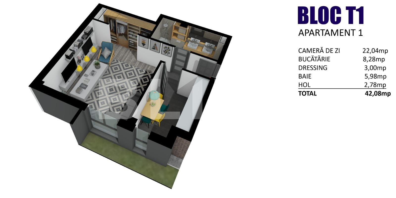 Garsonieră de vânzare Floreşti - 80173AV | BLITZ Cluj-Napoca | Poza3