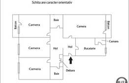 Vanzare 4 camere decomandate, 80 mp, loc parcare, boxa la subsol, zona Kaufland!