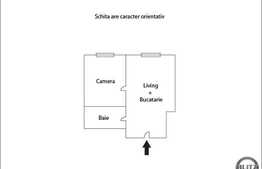 Apartament cu 2 camere, 37 mp, finisat modern, in zona sensului giratoriu!