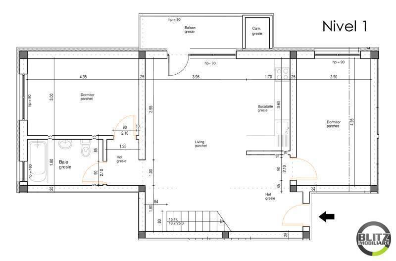 Apartament de vânzare 4 camere Floreşti - 8043AV | BLITZ Cluj-Napoca | Poza1