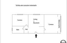 Vanzare 3 camere, 72 mp in zona sensului giratoriu, boxa depozitare, loc parcare