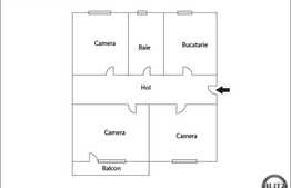 3 camere decomandate, 65 mp utili, zona Piata Hermes. Boxa si garaj incluse!