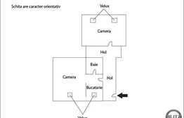 Apartament de vanzare, 2 camere, 44 mp, decomandat, ultracentral