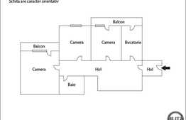 Apartament 3 camere decomandate, zona strazii Vidraru. Etaj intermediar!