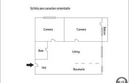 Apartament in zona Florilor cu 3 camere, 72 mp! Loc Parcare cu C.F.