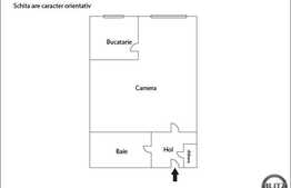 Garsoniera 28.5 mp de vanzare, zona Flora