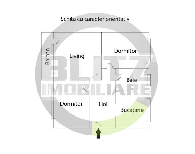 Apartament de vânzare 3 camere Manastur - 80734AV | BLITZ Cluj-Napoca | Poza2