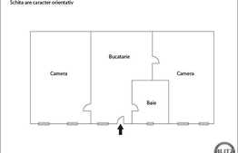 Apartament cu 2 camere, zona Hasdeu, 70 mp utili