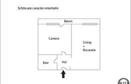 Vanzare 2 camere, semidecomandat, 40 mp, zona FSEGA. Complet renovat!