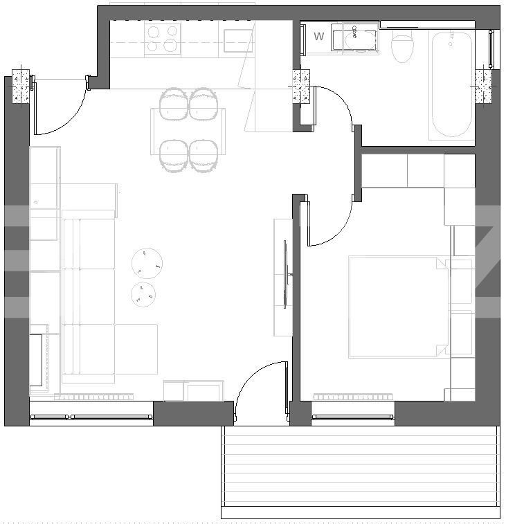 Apartament de vânzare 2 camere Intre Lacuri - 80968AV | BLITZ Cluj-Napoca | Poza1