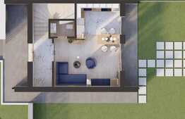 Casa insiruita, 4 camere, acces privat, zona cartierului Terra! Comision 0!