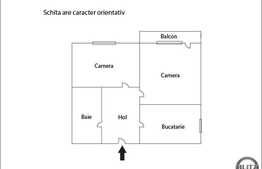 Mansarda 2 camere, decomandat, complet mobilat, 49 mp plus balcon, zona Florilor!