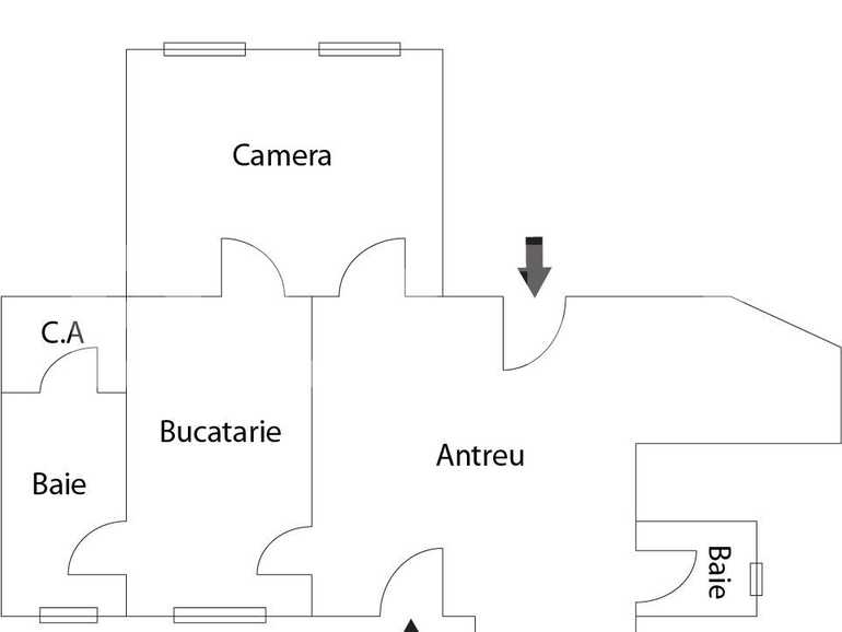 Garsonieră de vânzare Central - 81047AV | BLITZ Cluj-Napoca | Poza1