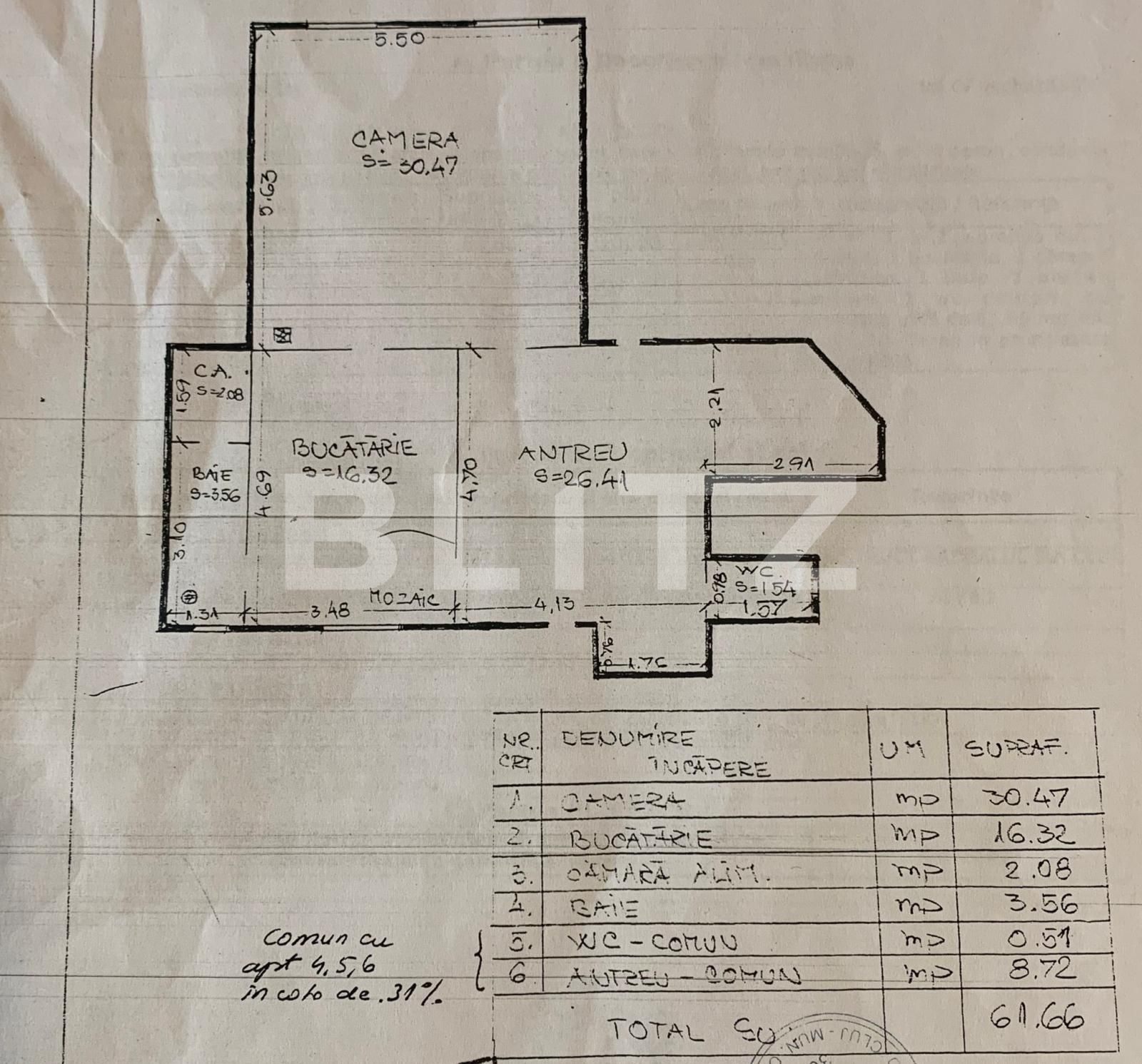 Garsonieră de vânzare Central - 81047AV | BLITZ Cluj-Napoca | Poza2