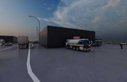 Hale pentru depozitare 600 mp utili, la cheie, cu platforma betonata 