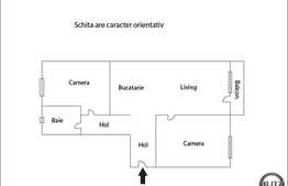 De vanzare 3 camere, imobil nou, loc parcare, zona Teilor