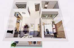 Comision 0%! Apartament 2 camere cu CF, 41 mp, finisat lux, garaj, în ansamblul Beta Residence