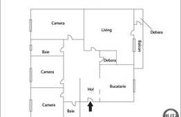 Recent renovat, 4 camere decomandate, 88 mp, zona Diana. Garaj si boxa!