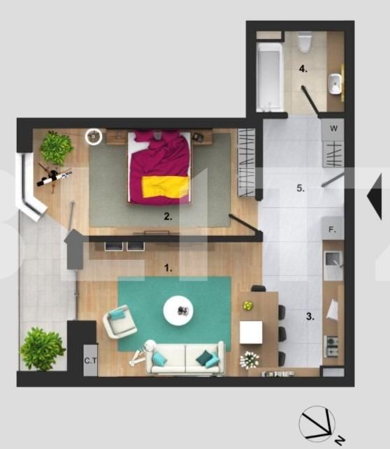 Apartament de vânzare 2 camere Bună Ziua - 81368AV | BLITZ Cluj-Napoca | Poza7