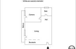 2 camere de vanzare, 56 mp, mobilat si utilat, loc de parcare