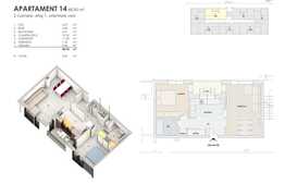 Apartament 2 camere, 49 mp, balcon, zona Somesului