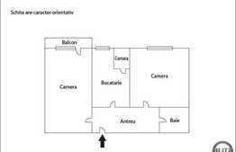 2 camere, 50 mp, etaj intermediar, garaj, boxa subsol, zona strazii Lunii