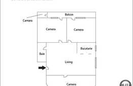 De vanzare apartament cu 4 camere, 79 mp, zona Campului. Loc de parcare inclus!