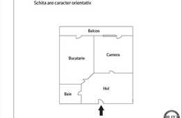 Vanzare apartament 1 camere decomandata, 41 mp, zona Edgar Quinet