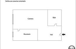 Vanzare apartament 1 camera, 35.9 mp utili, zona Grand Hotel Italia