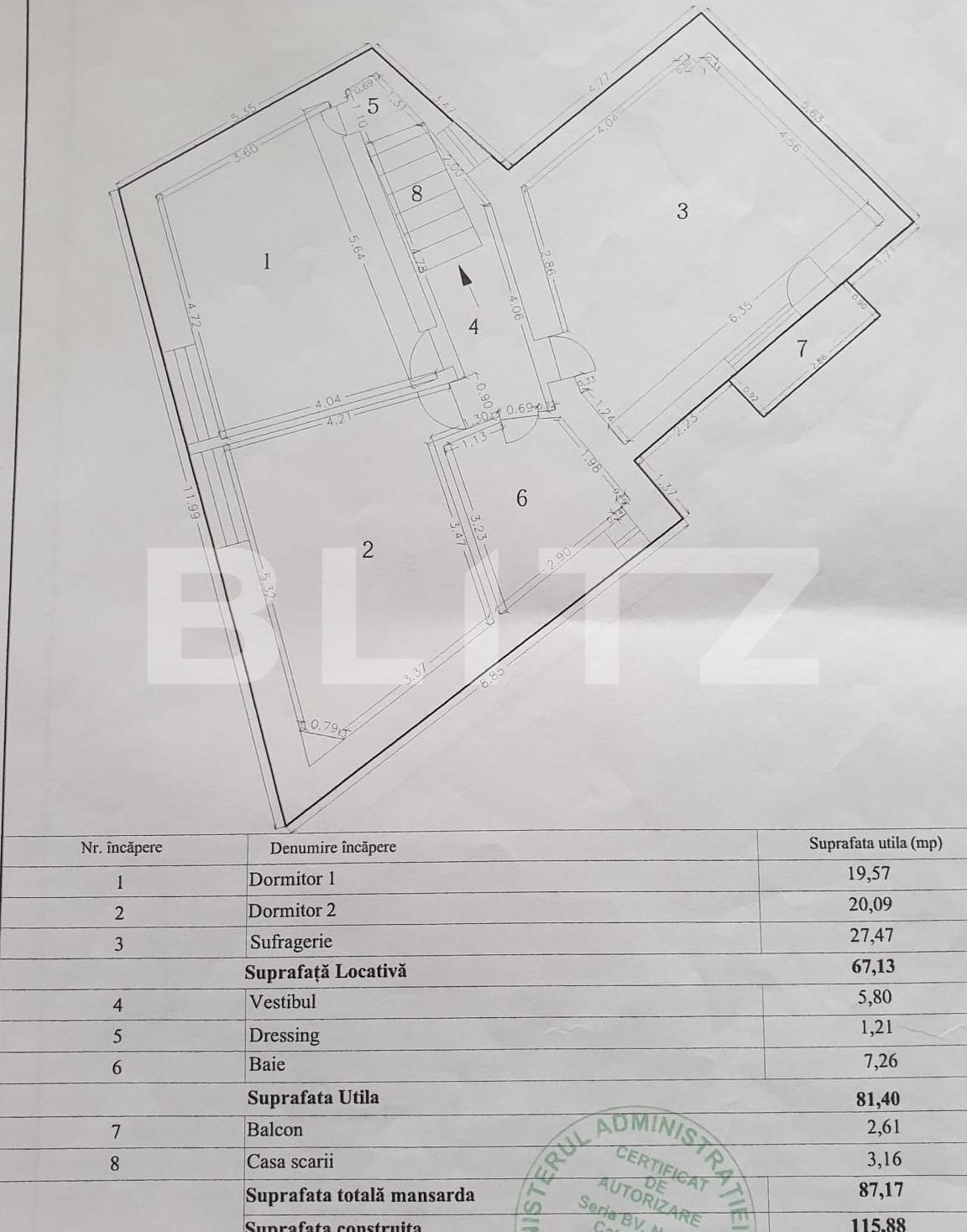 Apartament de vânzare 4+ camere Centrul Istoric - 81689AV | BLITZ Brașov | Poza2