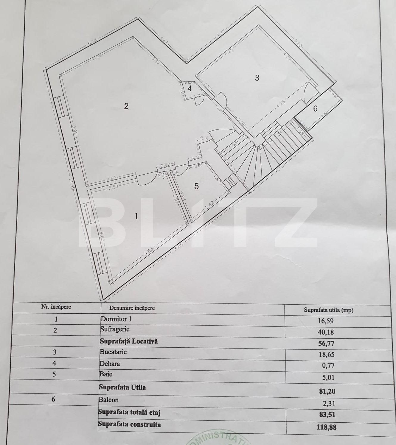 Apartament de vânzare 4+ camere Centrul Istoric - 81689AV | BLITZ Brașov | Poza3