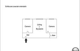 De vanzare apartament 3 camere, 60 mp, zona strazii Bucegi