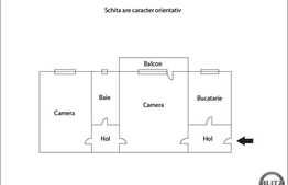 Vanzare apartament 2 camere, 47 mp, complet mobilat si utilat, zona Iulius Mall