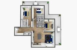 Dacă iubești înălțimile profită de o ofertă EXCLUSIVISTĂ!! Penthouse 133 mp utili, 192 mp terasă!