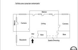 Apartament 3 camere de vanzare, 100 mp utili, zona E. Quinet, cu parcare
