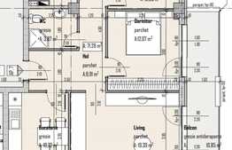Apartament de 3 camere, 2 balcoane, etaj intermediar, semifinisat, zona Petrom