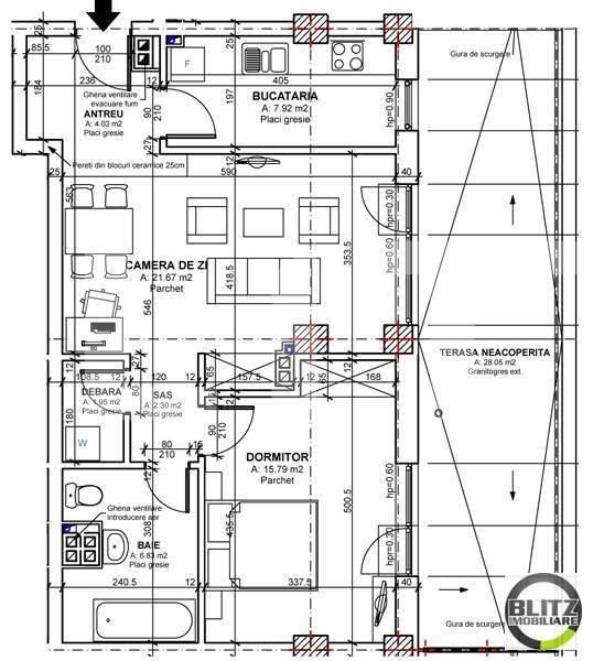 Apartament de vânzare 2 camere Gheorgheni - 822AV | BLITZ Cluj-Napoca | Poza8