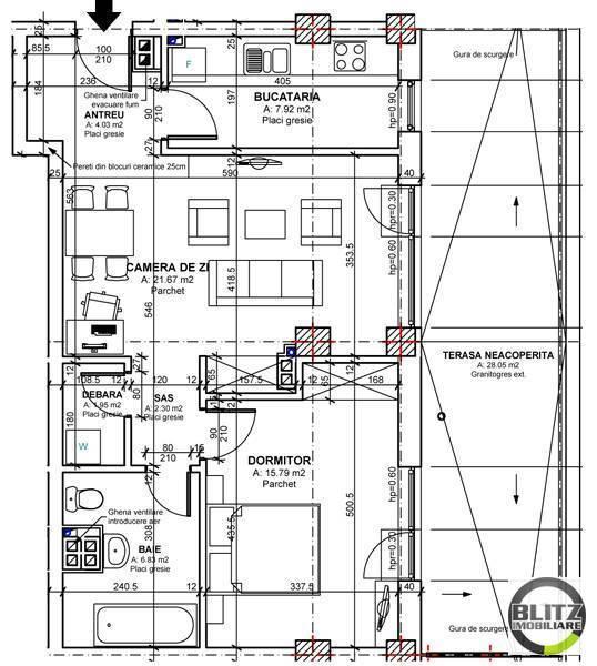 Apartament de vânzare 2 camere Gheorgheni - 822AV | BLITZ Cluj-Napoca | Poza1