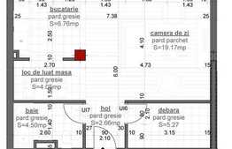 2 camere de vanzare, 43 mp, imobil nou, zona strazii Titulescu