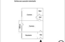 Vanzare apartament 2 camere, 44 mp utili, zona Mehedinti, cu boxa