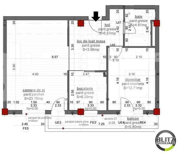 Apartament de vânzare 2 camere Gheorgheni - 824AV | BLITZ Cluj-Napoca | Poza2