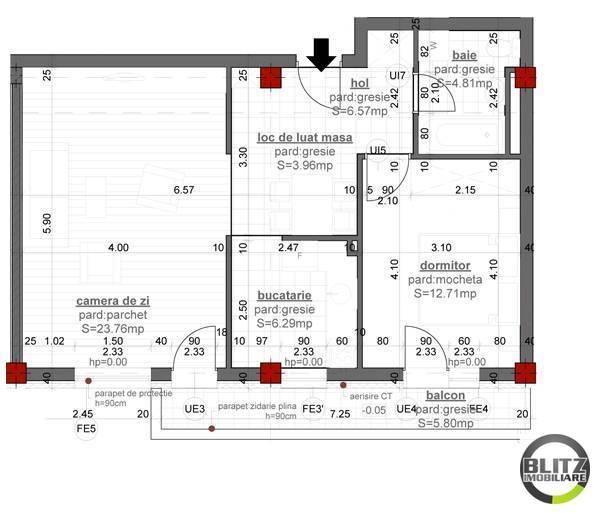 Apartament de vânzare 2 camere Gheorgheni - 824AV | BLITZ Cluj-Napoca | Poza1