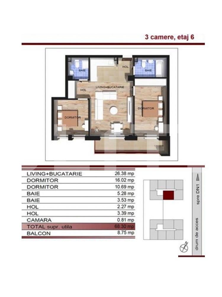 Apartament de vânzare 3 camere Manastur - 82457AV | BLITZ Cluj-Napoca | Poza16