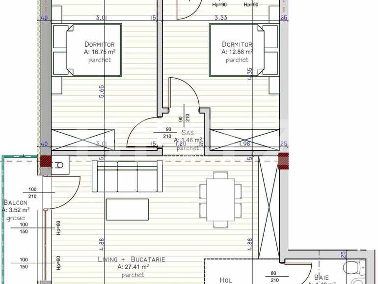 Apartament de vânzare 3 camere Floreşti - 82506AV | BLITZ Cluj-Napoca | Poza1