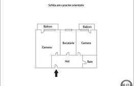 Vanzare apartament 2 camere, 50 mp, decomandat, zona strazii Mehedinti