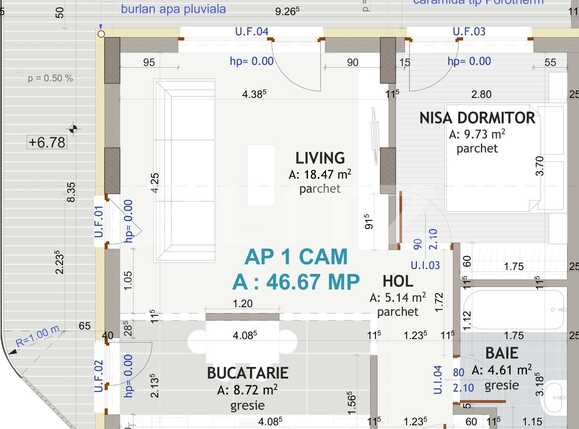 Apartament de vânzare 2 camere Floreşti - 82602AV | BLITZ Cluj-Napoca | Poza1